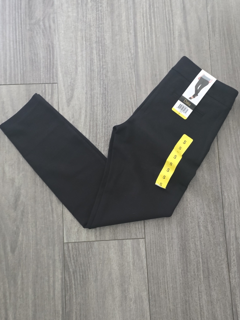 Dalia Black Slim Ponte Leggings